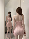 Pink Printed Dress PA10108