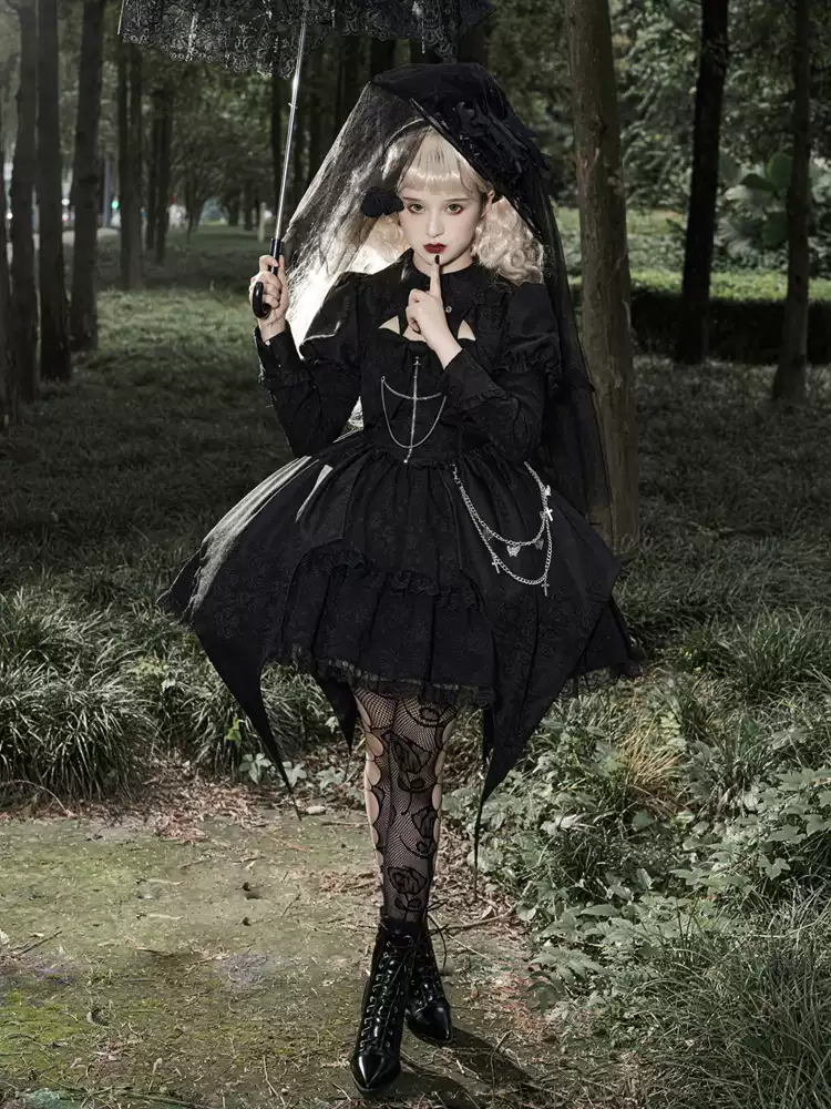 Gothic dark lolita dress OP dress PA20269