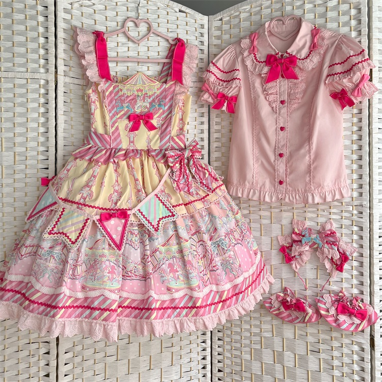 lolita suspender skirt dress suit PA20112