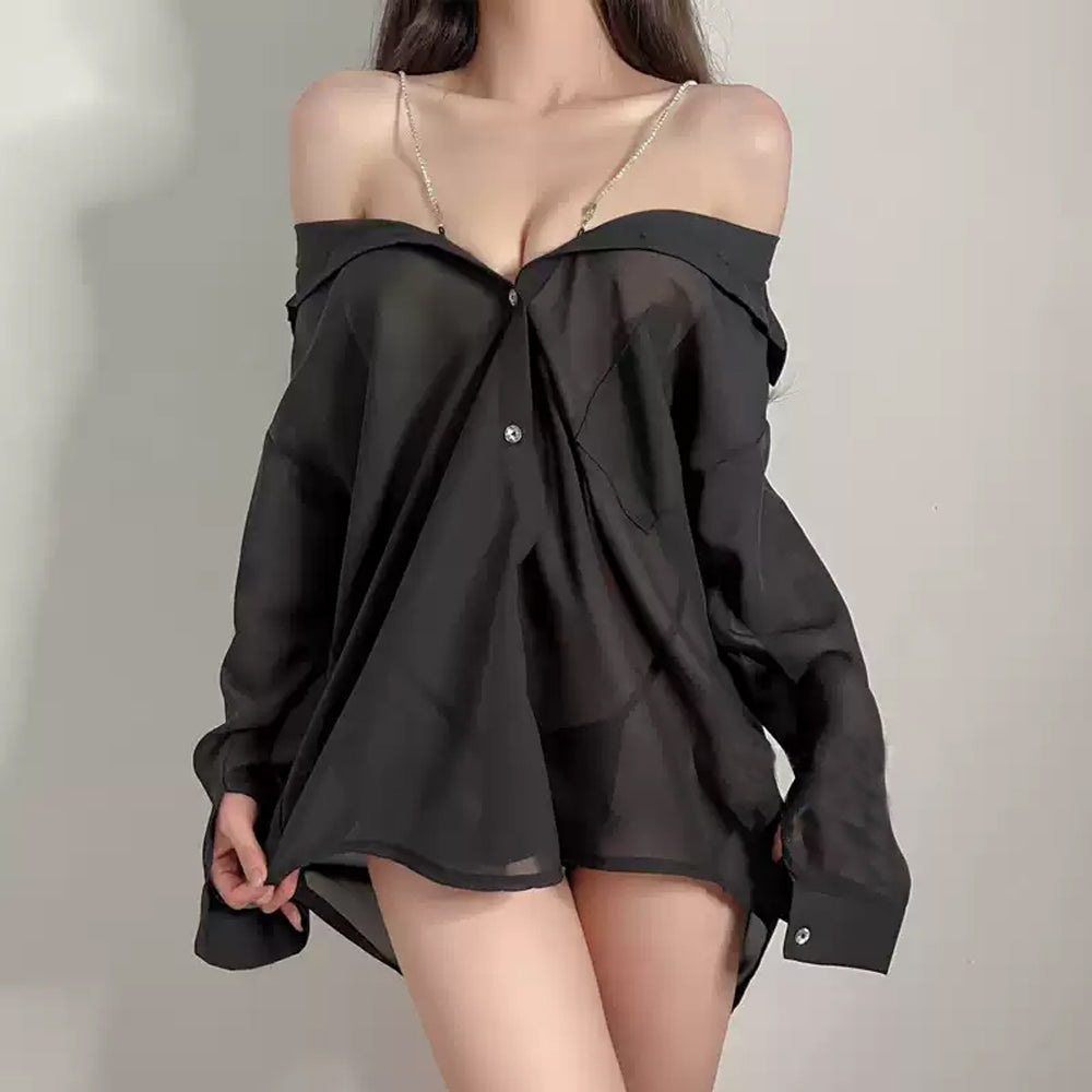 Suspender shirt home nightdress PA20038
