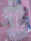 Y2k Lace Bow Suit PA10155