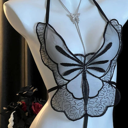 Butterfly mesh jumpsuit PA20018