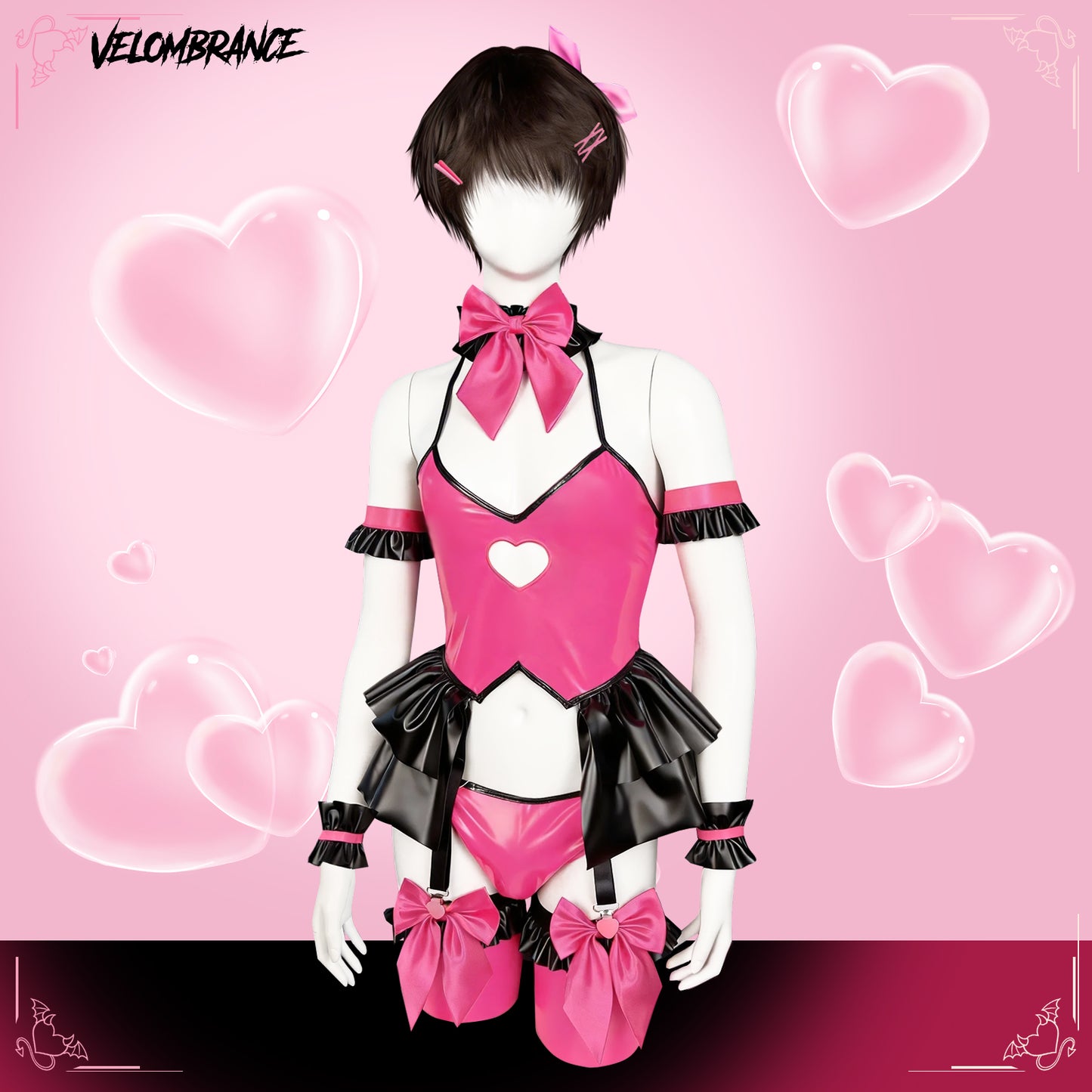 Cos Pink Heart Set (5-Piece Set) AS35
