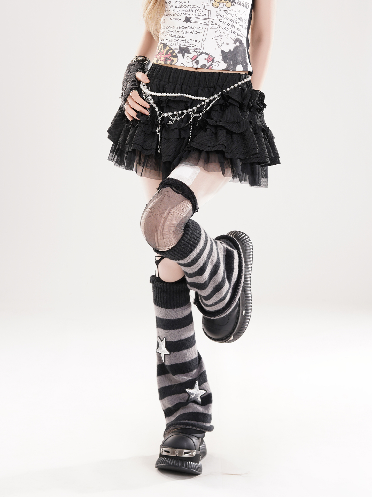 Ballet style cake skirt puffy skirt PA20278