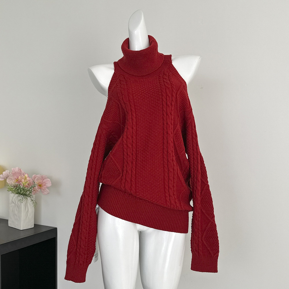 Patchwork Lace Knit Top PA20337