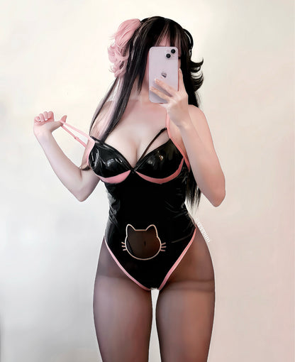 Cute Cat Bodysuit Lingerie KO74