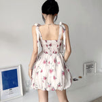 Floral Tie Bud Dress PL53431