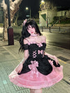 Black and Pink Princess Lolita Dress PL53365