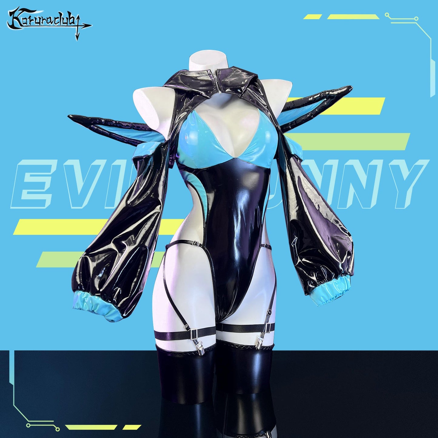 Only $39.99 – Limited to 30 Sets Cosplay Evil Bunny Lingerie 30 Sets Only KO86