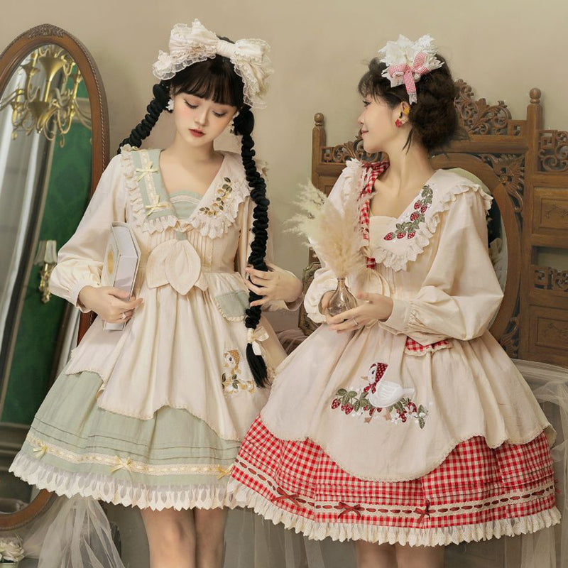 Lolita Strawberry Dress PL53294