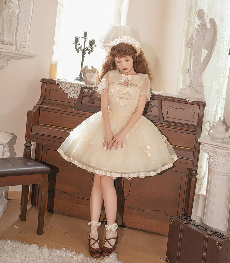 puff sleeve loli dress PL53292