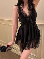 LACE SUSPENDER NIGHTDRESS PL53271