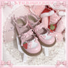 lolita strawberry shoes PL53420