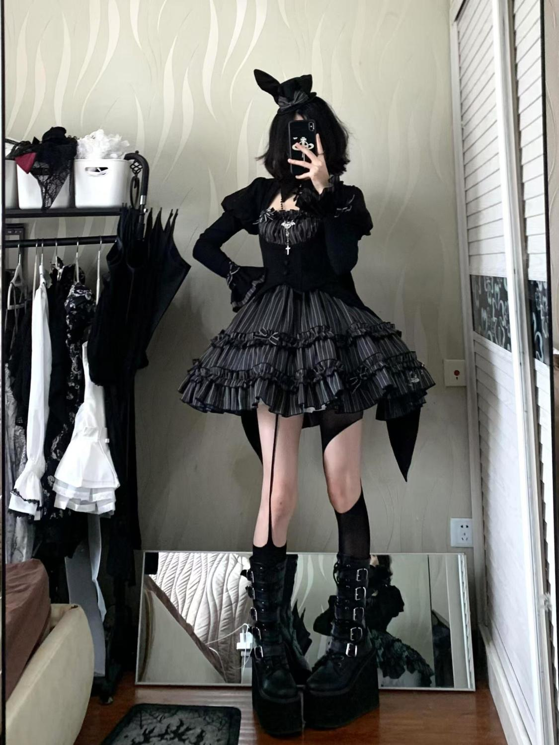 Gothic lolita little witch skirt PA20298
