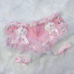 Pink Lace Shorts PA10030