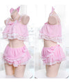 chiffon cat girl suit nightdress PL53498