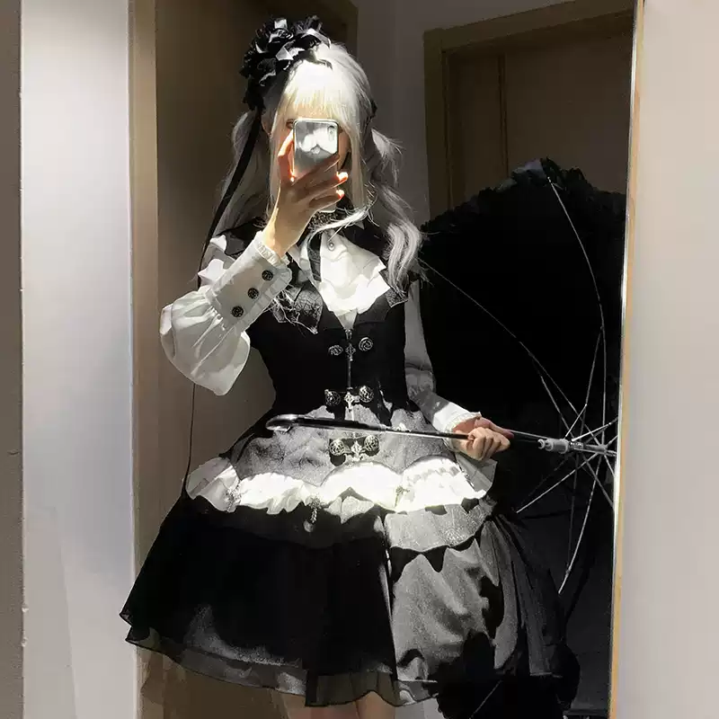 Dark Gothic Lolita Dress Set PA20300