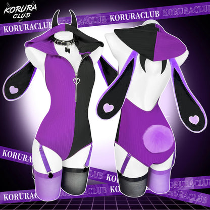 Sleeveless Bunny Costume Bodysuit KO129