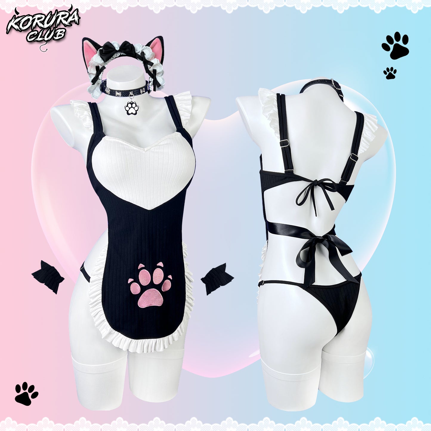 KORURACLUB-Pre-sale Neko Maid Cosplay Costume KO104