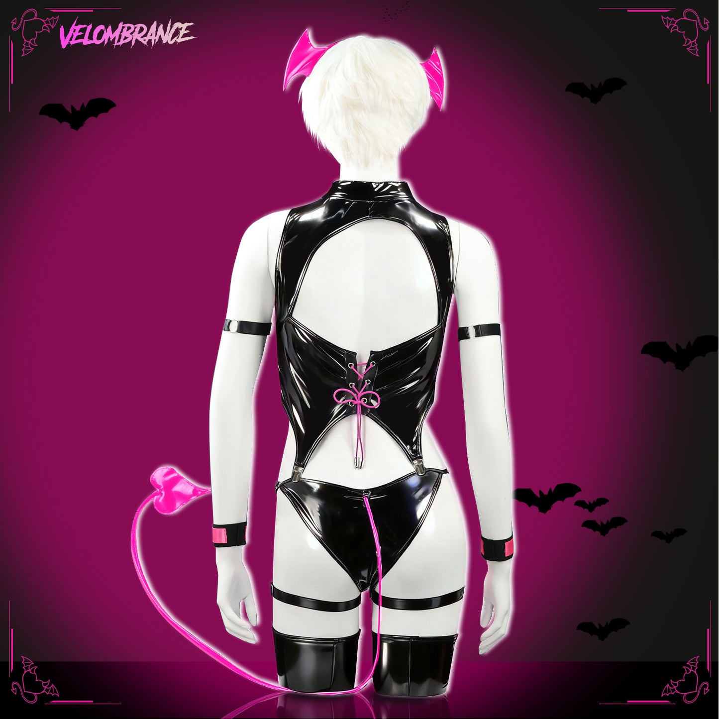 Cosplay Devil Bodysuit (7-Piece Set) AS32