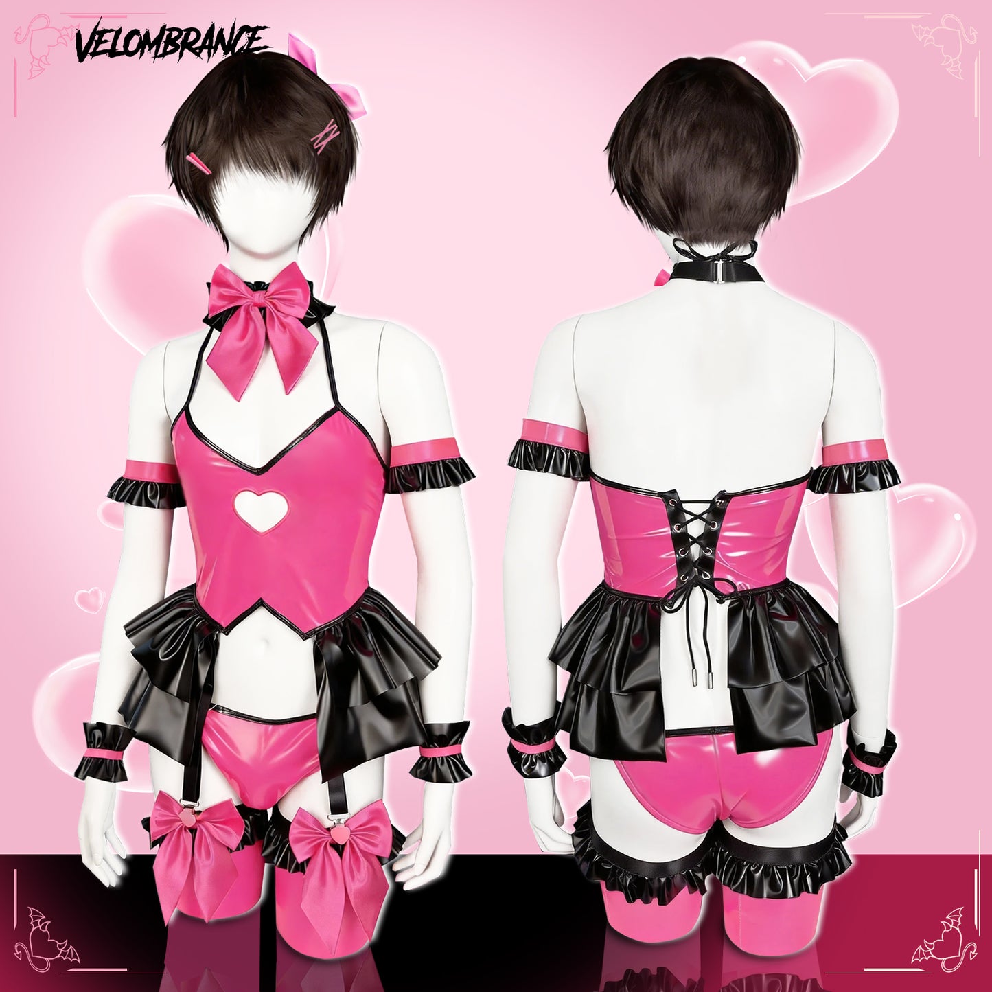 Cos Pink Heart Set (5-Piece Set) AS35