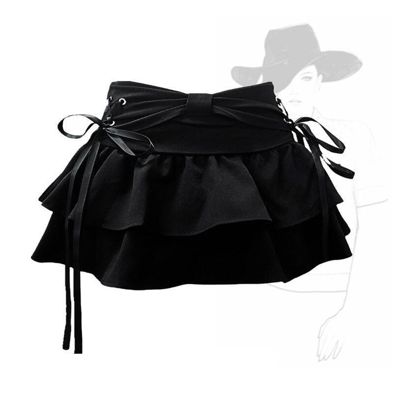 Bow-tie strap pleated skirt PA20327