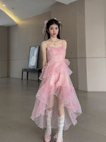 Pink Trailing Dress PL53355