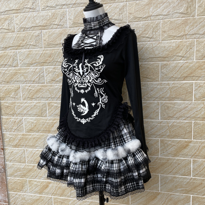 Abi Gothic Retro Top PA20339