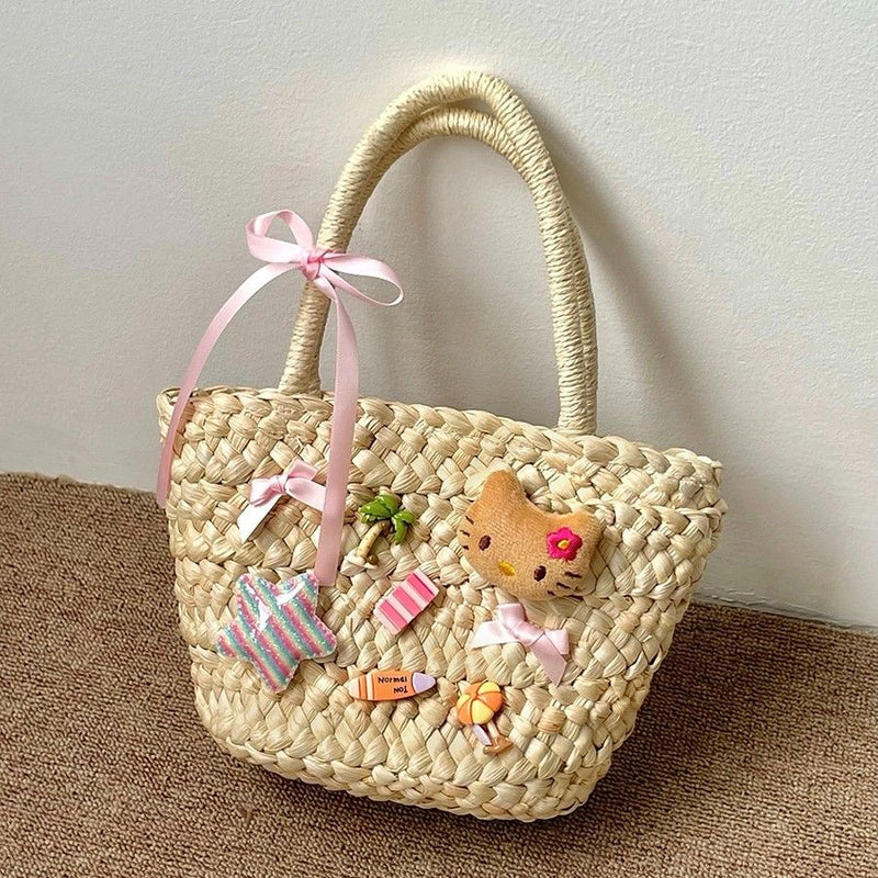 Cute Straw Bag PL53732