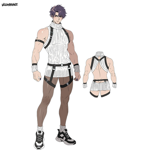 Backless sweater(5-Piece Set) AS38