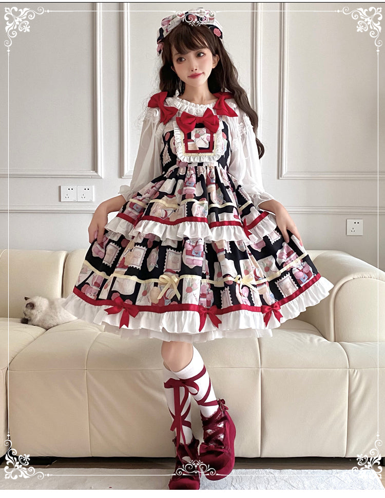 jsk lolita cake skirt PL53300