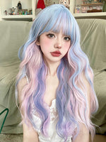 CANDY COLOR JK LONG CURLY WIG PL53232