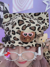 Y2K Leopard Print Hat PA10123