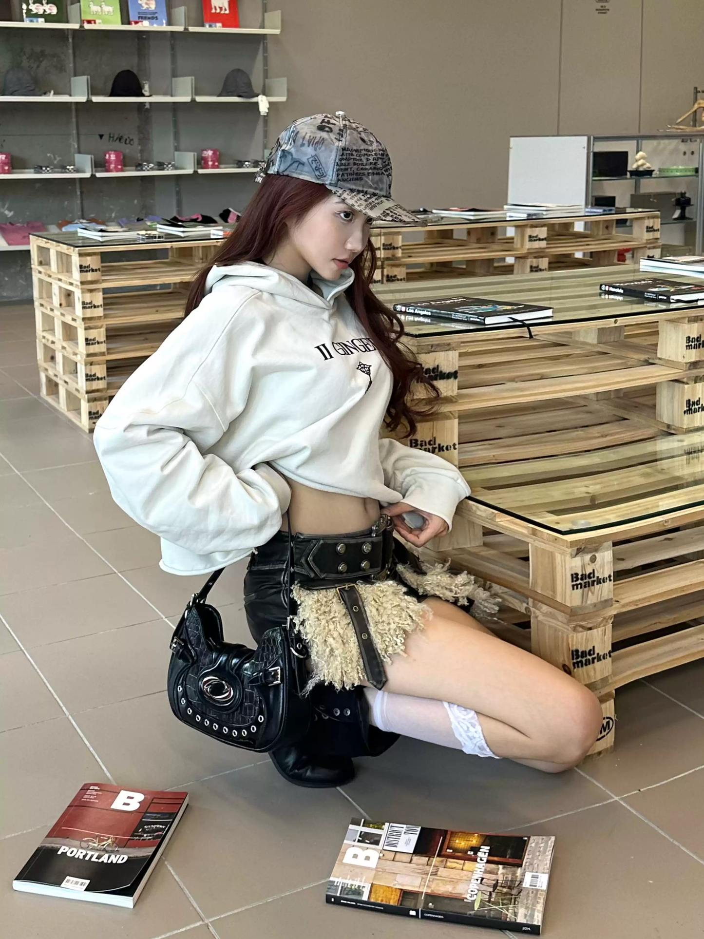 Millennial Spice Crocodile Underarm Bag PA20181
