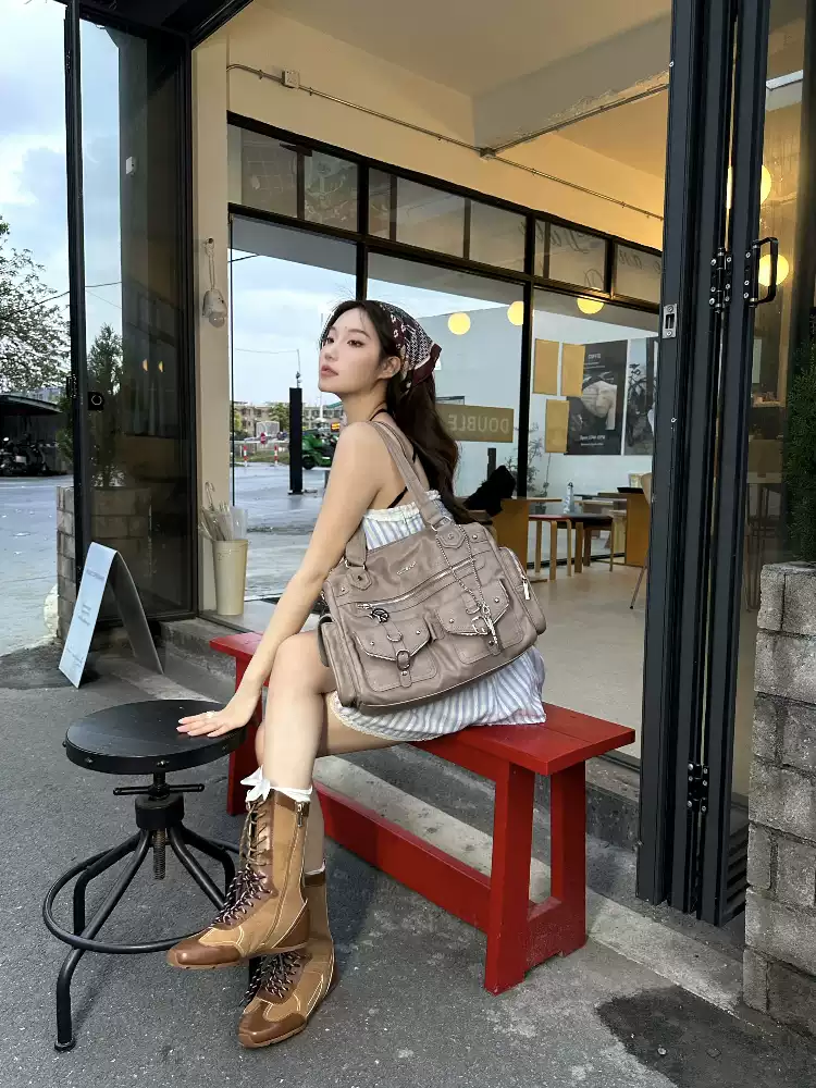 Wasteland Punk Crossbody Motorcycle Bag PA20180