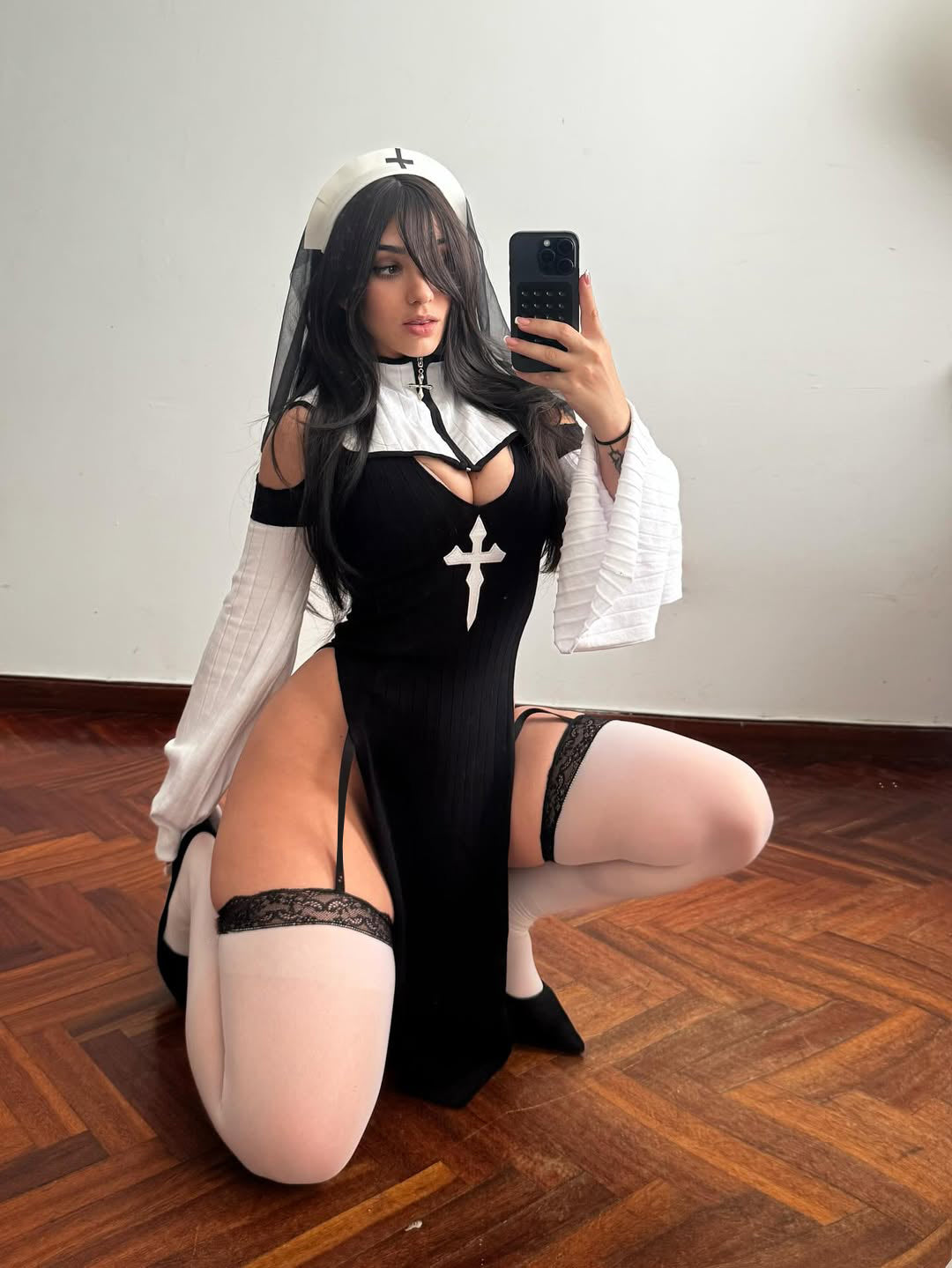 Thorn Nun Cosplay Lingerie KO94