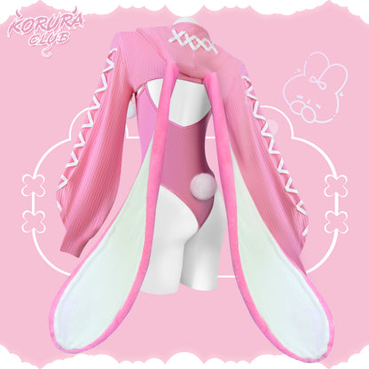 Cosplay Heart-Lock Floppy Bunny Jumpsuit KO103