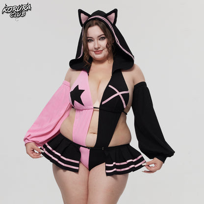Pre-sale Star Cat Cosplay Bodysuit KO150
