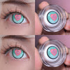 CUTE HEART GREEN CONTACT LENSES(TWO PIECES) PL53259