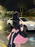 Black and Pink Princess Lolita Dress PL53365