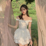 one shoulder tutu skirt PL53257