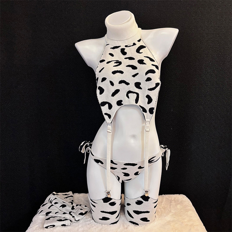 Strappy Backless Cow Sweater PA20332