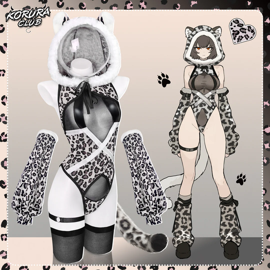 Pre-sale Snow Leopard Cosplay Bodysuit KO149