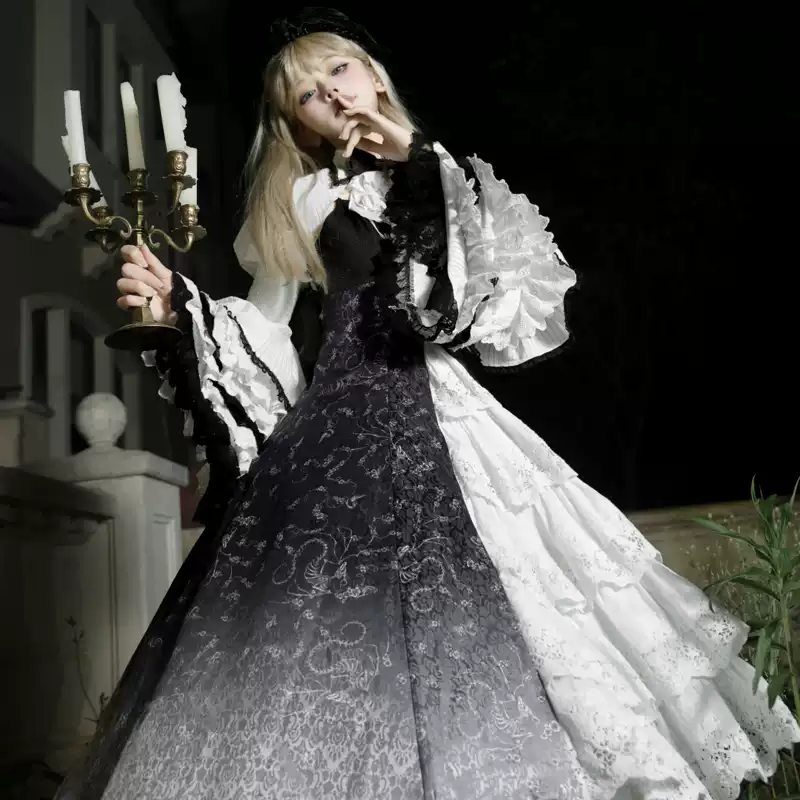 Bone Magic Lolita Dark Suspender Skirt PA20297