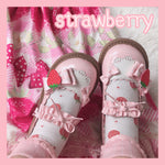 lolita strawberry shoes PL53420