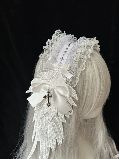 Lolita wings star feather headdress PA20197