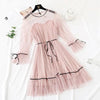 5 Colors Fairy Paillette Lace Tulle Dress PL53245