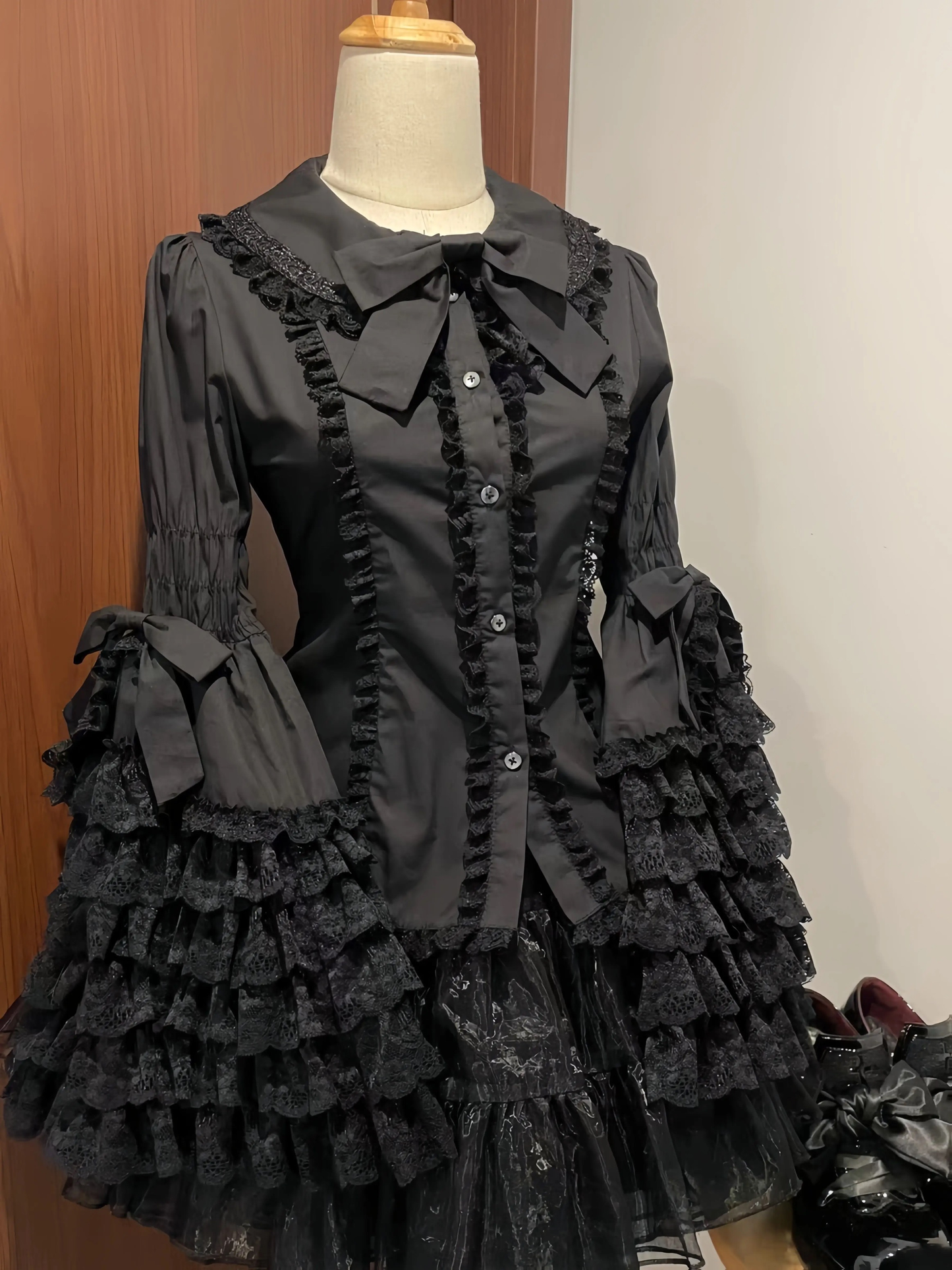 Lace doll lolita shirt long sleeves PA20201