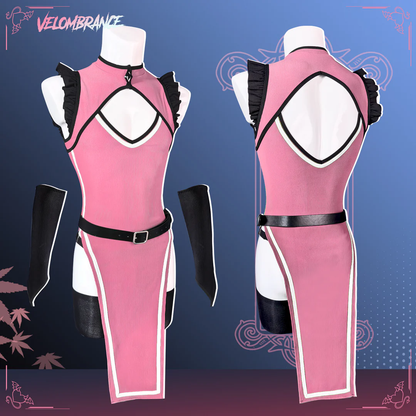 Belted Cheongsam (5-Piece Set) AS56