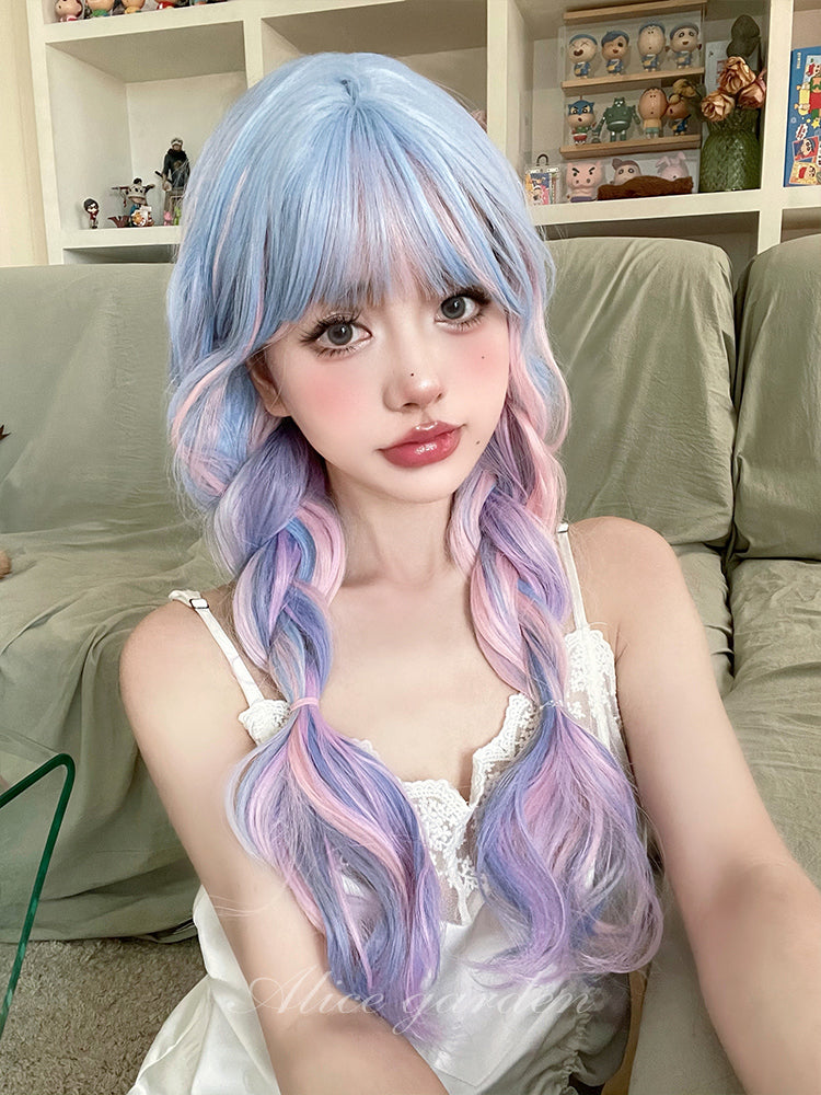 CANDY COLOR JK LONG CURLY WIG PL53232